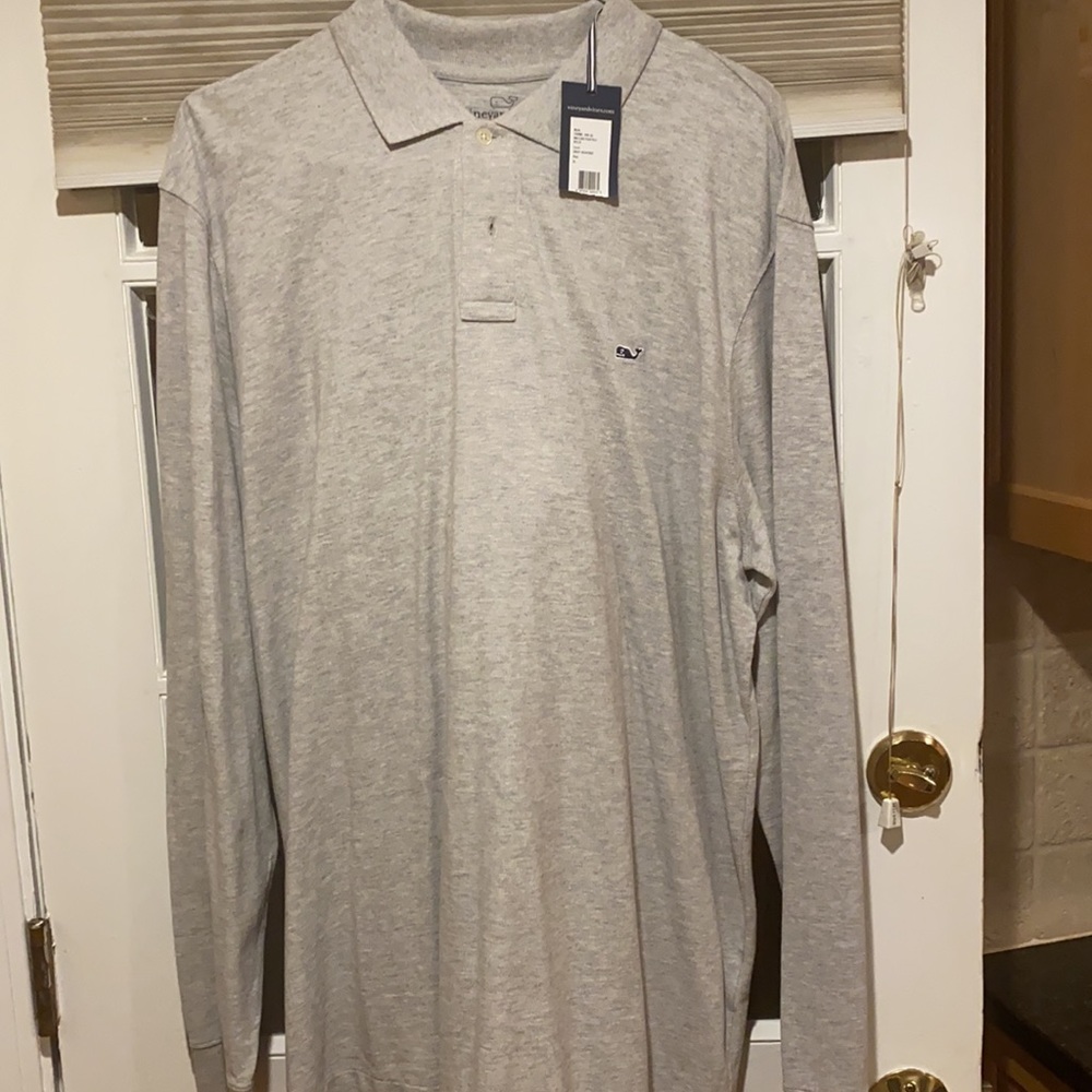 NWT Men’s Vineyard Vines long sleeve polo shirt